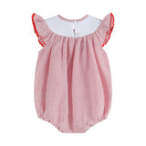 Strawberry Smocked Romper
