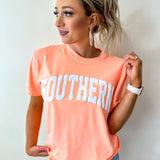 Southern Neon Cantaloupe Graphic Tee