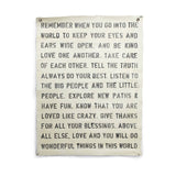Remember When Hand Painted Wall Hanging