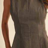 Stripe Peplum Set