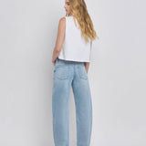 Sauve High Rise Barrel Leg Jeans