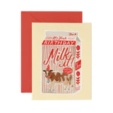 Milk It Birthday Card