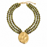 Gorgeously Draping Statement Beaded Necklace