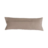 Cotton Printed Oversized Lumbar Pillow with Embroidery