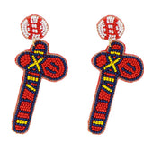 Tomahawk | Beaded Earrings