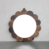 Vintage Reproduction Scalloped Wall Mirror (Each One Will Vary)