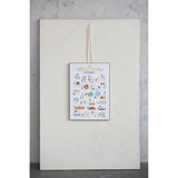 Canvas Framed Wall Décor w/ Alphabet & Corresponding Images