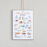 Canvas Framed Wall Décor w/ Alphabet & Corresponding Images