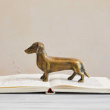 Cast Aluminum Dachshund Figurine
