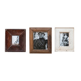Found Wood Photo Frame (Each will vary)