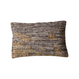 Woven Melange New Zealand Wool Blend Lumbar Pillow