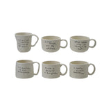 Stoneware Sayings Mug