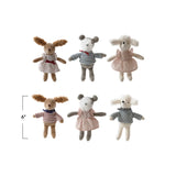 Cotton Linen Mini Animal | Assortment