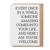 Here I Am Greeting Card