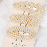 Pearl Shape Hair Pins Set
