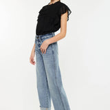90's Cropped Wide Leg Youth Jeans