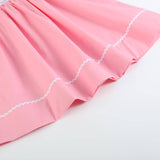 Pink Birthday Girl Smocked Bishop Dress