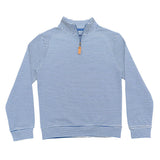 Boys Collins Quarter Zip | Blue Stripe