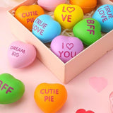 Conversational Valentines Day Stress Hearts