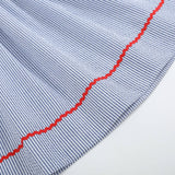 Baseball Smocked Bishop Dress