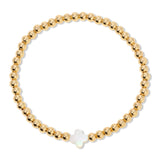Bracelet With Shell Quatrefoil Accents
