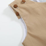 Light Brown Pumpkin Football Truck Overalls