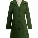 Vintage Mid-Length Tweed Coat