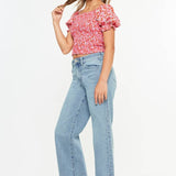 High Rise Wide Leg Youth Jeans