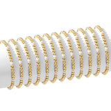Bead & Pearl Stretch Bracelets