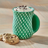 Dash Handwarmer Mug Aqua Earthenware