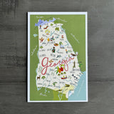 Georgia 4" x 6" Postcard