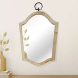Allie Mirror with Blonde Wood Frame
