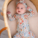 Bamboo 2-Way Convertible Zip Romper | Fall Floral