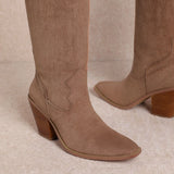 Classy Suede Western Women's Boots