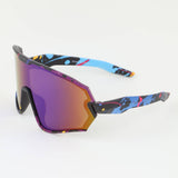 Kids Splatter Paint Shield Sunglasses | Assorted Colors