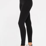 Venice Crossover Waist Leggings | Black