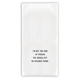 Face to Face Thirsty Boy Towels - Not The Kind Of Person