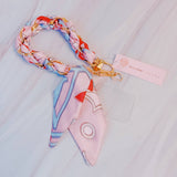Braided Scarf Chain Phone Lanyard: Equestrian