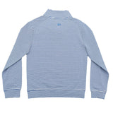 Boys Collins Quarter Zip | Blue Stripe