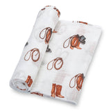 Baby Muslin Swaddle Blanket: Better In Boots