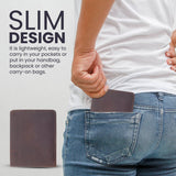 Jack Genuine Leather Wallet for Men with Flap out ID Window