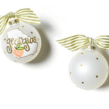 Georgia Motif Glass Ornament