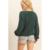 Pocket Detailed Crew Neck Sweater