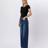 Libby Tummy Control High Rise Wide Leg Jeans