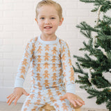 Gingerbread Kisses Infant/Toddler Long Pajamas