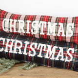 Christmas Plaid and Tartan Pillow