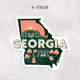 Georgia Stickers: Multiple Designs
