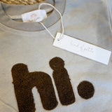 "Hi" Unisex Embroidered Jumpsuit