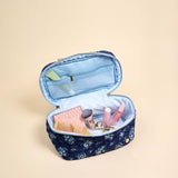 Quilted Cosmetic Bag | Endless Daydream Navy