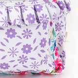 Hot Pink Flower Girls Ruffle Backpack